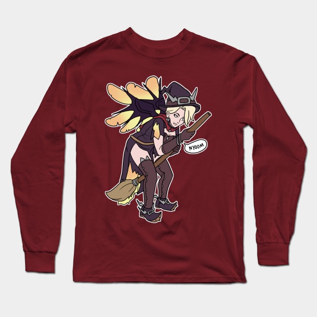 Witch Mercy NYOOM Long Sleeve T-Shirt by LovelyKouga